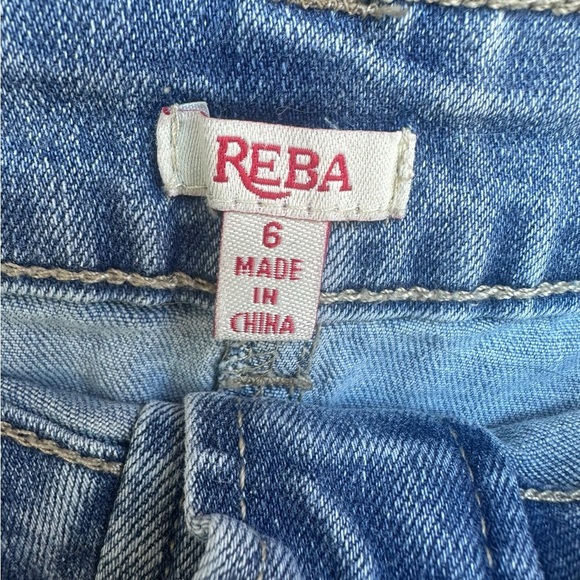 Reba Women’s Denim A-Line Stretch Pockets Size 6 NWT Cottagecore Country Cowgirl - Picture 4 of 6